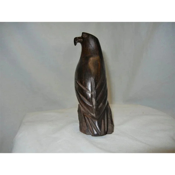 Ironwood‎ Eagle, hand carved, bird lover, nature lover, animal figurine - Picture 2 of 6